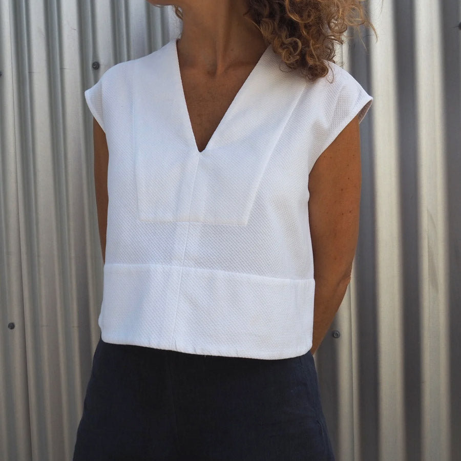 Tessuti Leni Top Sewing Pattern Uk Xxs Xl 3