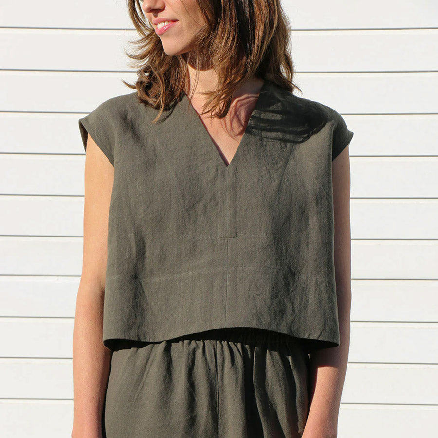 Tessuti Leni Top Sewing Pattern Uk Xxs Xl 6