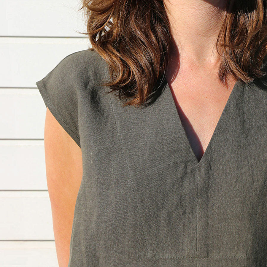 Tessuti Leni Top Sewing Pattern Uk Xxs Xl 7