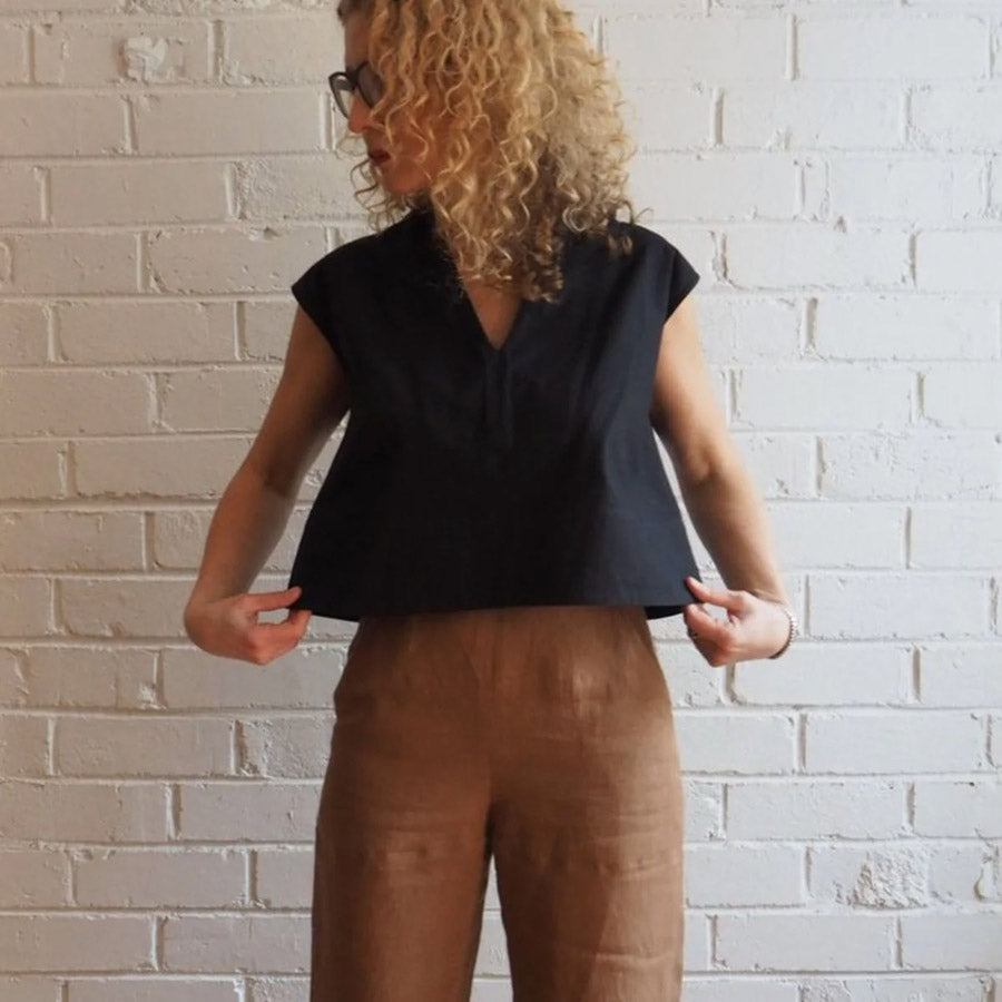 Tessuti Leni Top Sewing Pattern Uk Xxs Xl 9