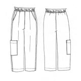 Tessuti Naia Pants Pattern Uk 6 16 Sketch