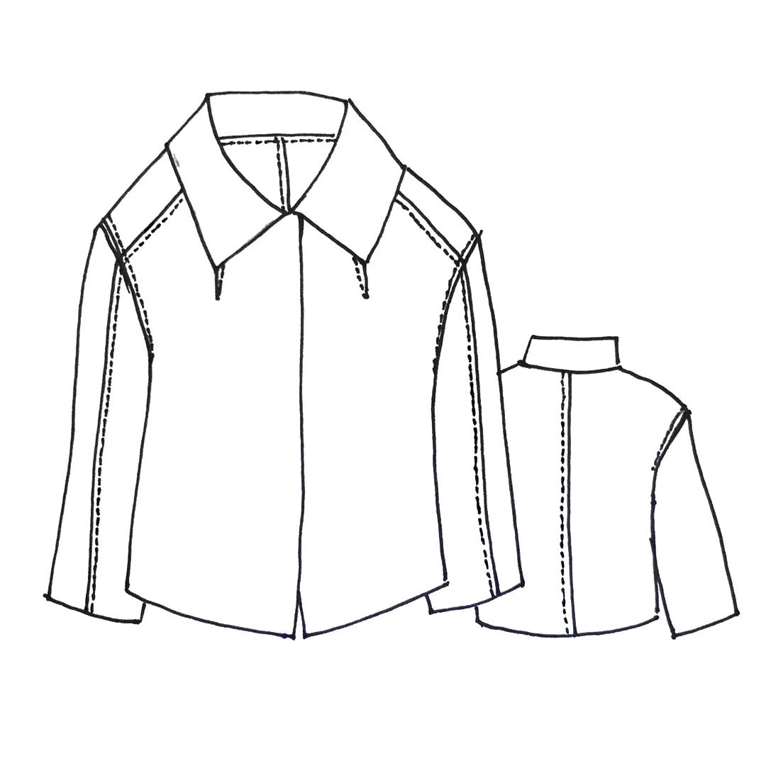 Tessuti Verona Jacket Pattern Uk Xxs Xxl Sketch