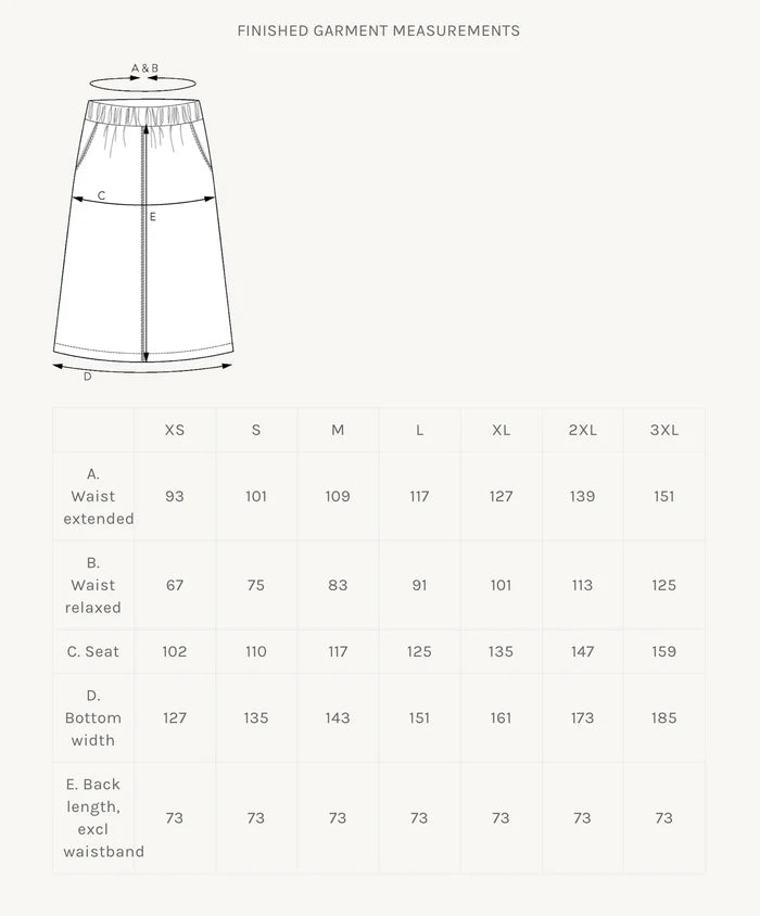 The Assembly Line A Line Midi Skirt Pattern Finished