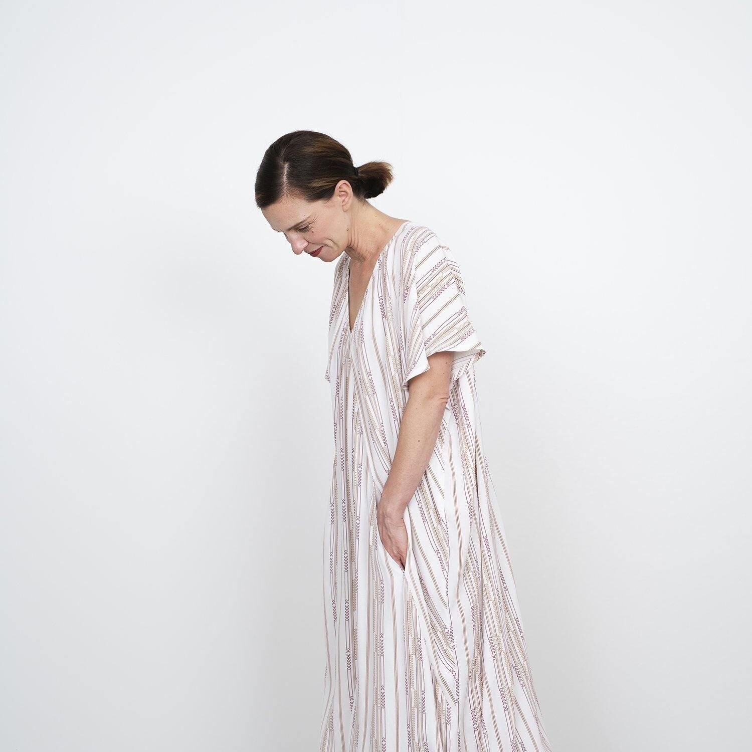 The Assembly Line Minimalist Kaftan Dress Pattern 3