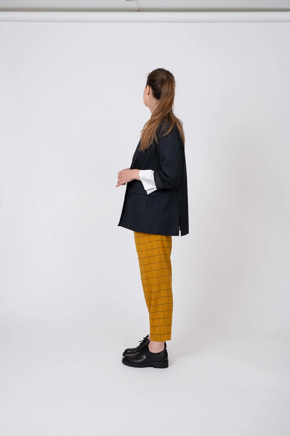 The Assembly Line Pleated Trousers Pattern 3