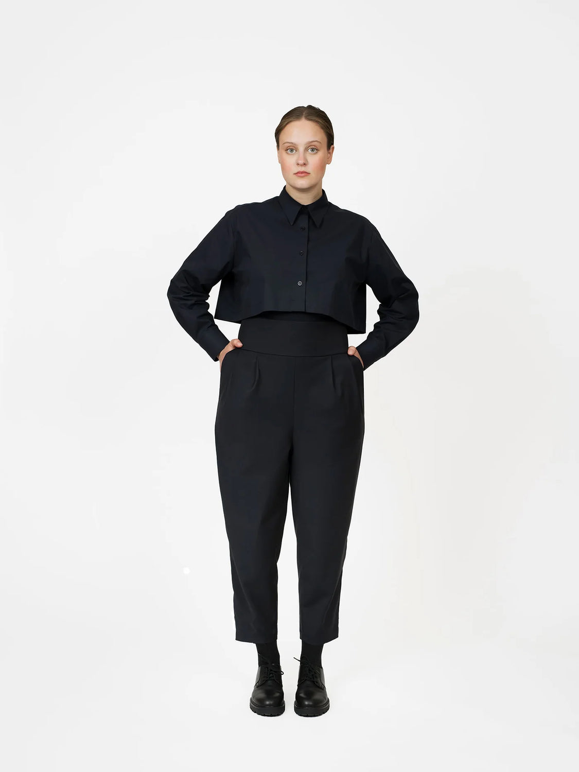 The Assembly Line Pleated Trousers Pattern 4
