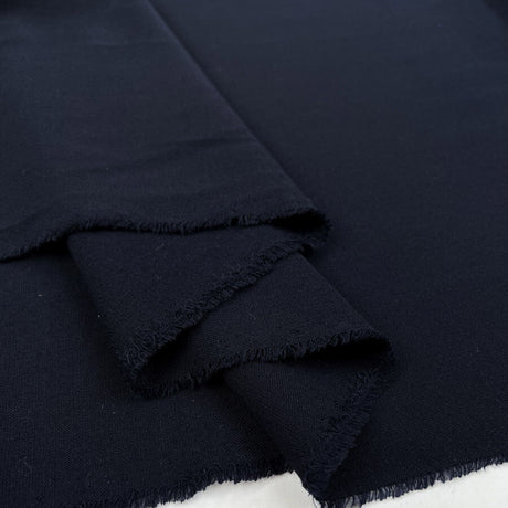 The Dean British Navy Wool Polyester Elastane Stretch Woven Suiting Fabric Fold A10D5255 B7A7 4Cf1 8E02 D26F48C35E50
