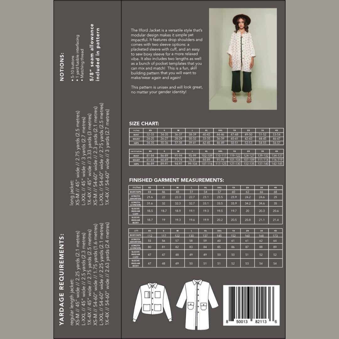 The Ilford Jacket Pattern By Friday Pattern Company Fpc024A 9