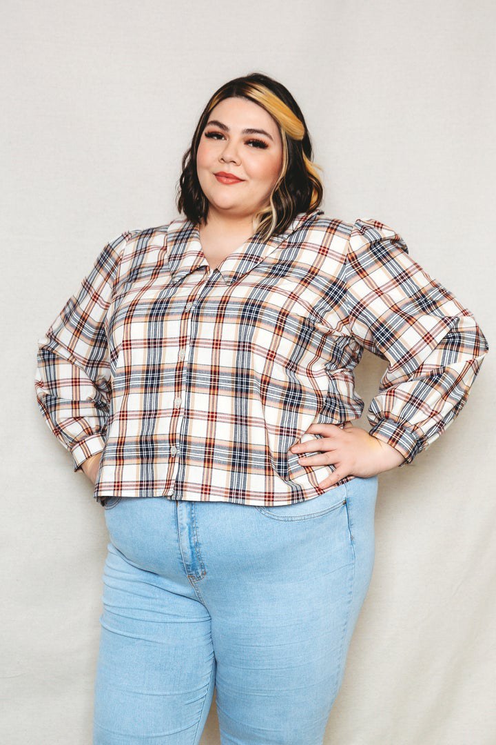 The Patina Blouse Pattern By Friday Pattern Company Model 1