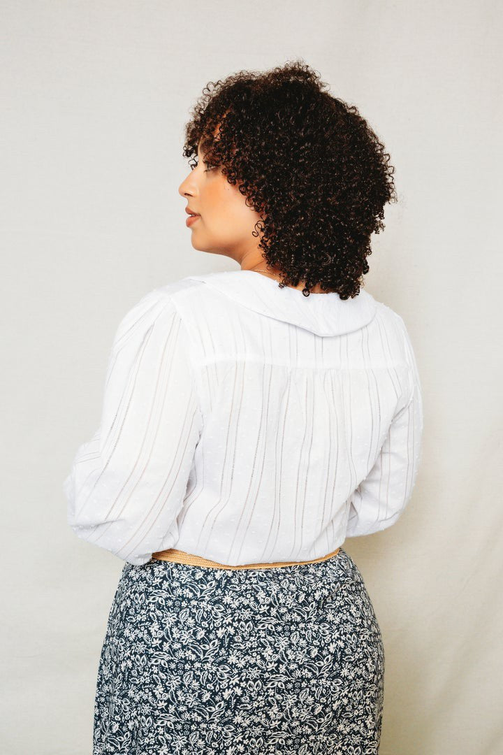 The Patina Blouse Pattern By Friday Pattern Company Model 5