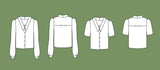 The Patina Blouse Pattern By Friday Pattern Company Model 7
