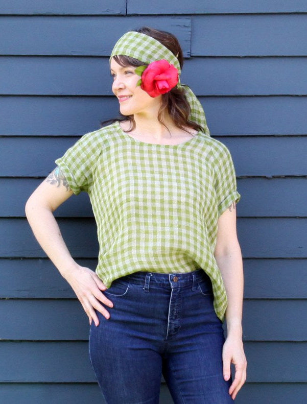 The Remy Raglan Top Pattern By Sew House Model 2