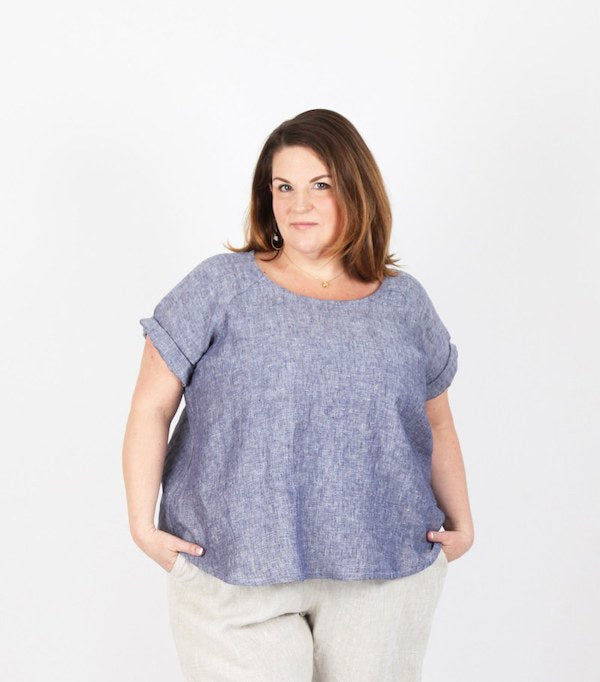 The Remy Raglan Top Pattern By Sew House Model 3
