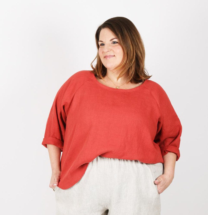 The Remy Raglan Top Pattern By Sew House Model 8