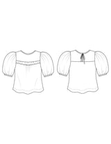 The Sagebrush Top By Friday Pattern Company Example