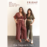 The saguaro top and trouser pattern by friday pattern company cover
