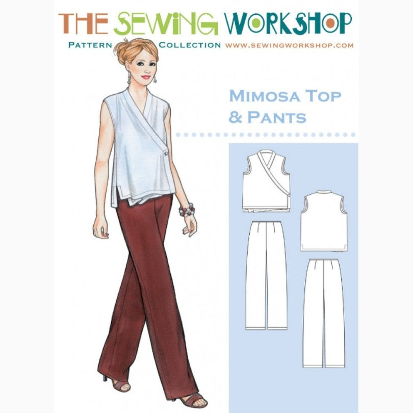 The Sewing Workshop Mimosa Top Pants Pattern Cover