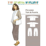 The Sewing Workshop Picasso Top And Pants Cover