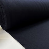 Theo Worsted Wool Flannel Navy Blue British Fine Suiting Fabric Roll