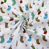 Three Of A Kind Stockings Cotton White Stockings Multicoloured Fabric Close Up Drape Fabric Photo