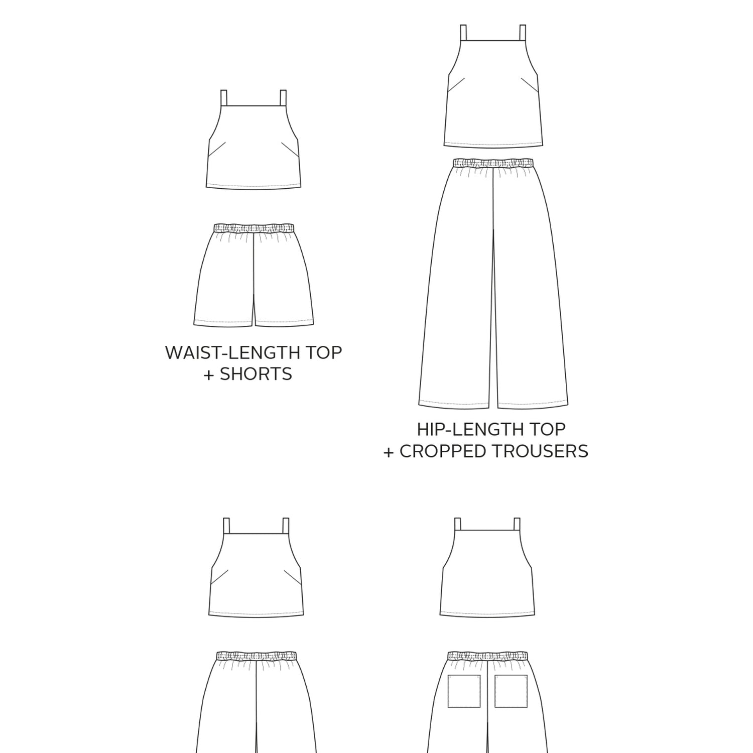 Tilly And The Buttons Esti Co Ord Pattern Drawing