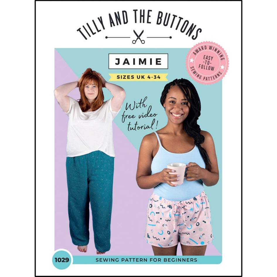 Tilly And The Buttons Jaimie Pyjama Bottoms And Shorts Pattern Cover 2