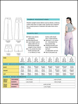 Tilly And The Buttons Jessa Trousers And Shorts Back Cover