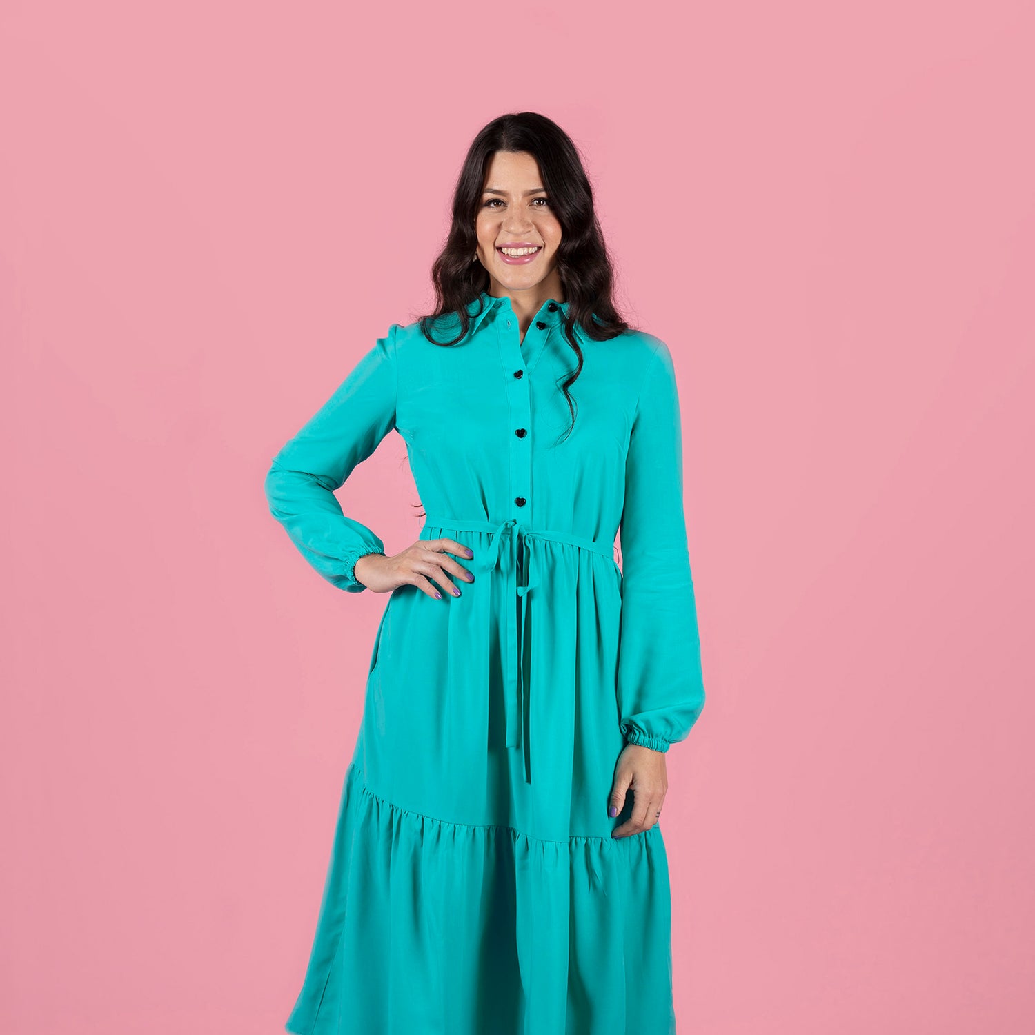 Tilly And The Buttons Lyra Shirt Dress Pattern 1