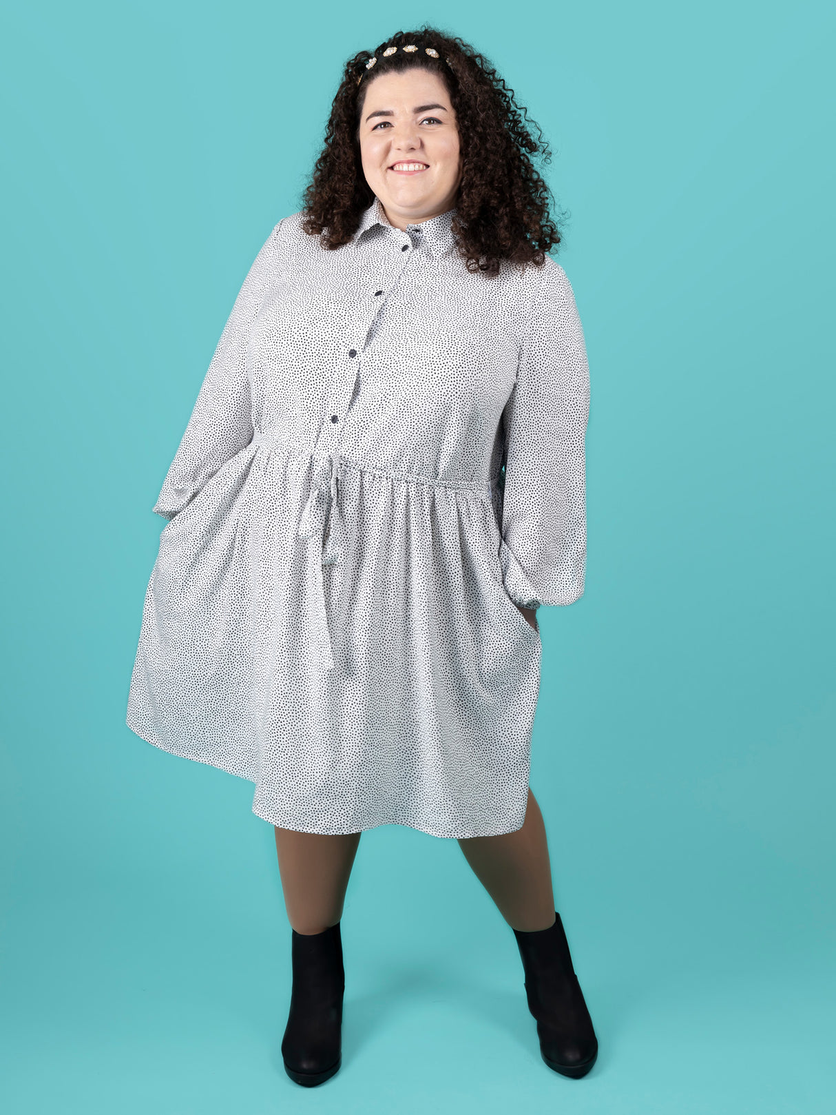Tilly And The Buttons Lyra Shirt Dress Pattern 10