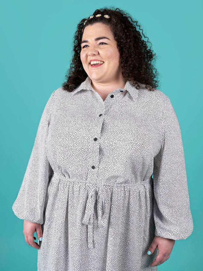 Tilly And The Buttons Lyra Shirt Dress Pattern 12