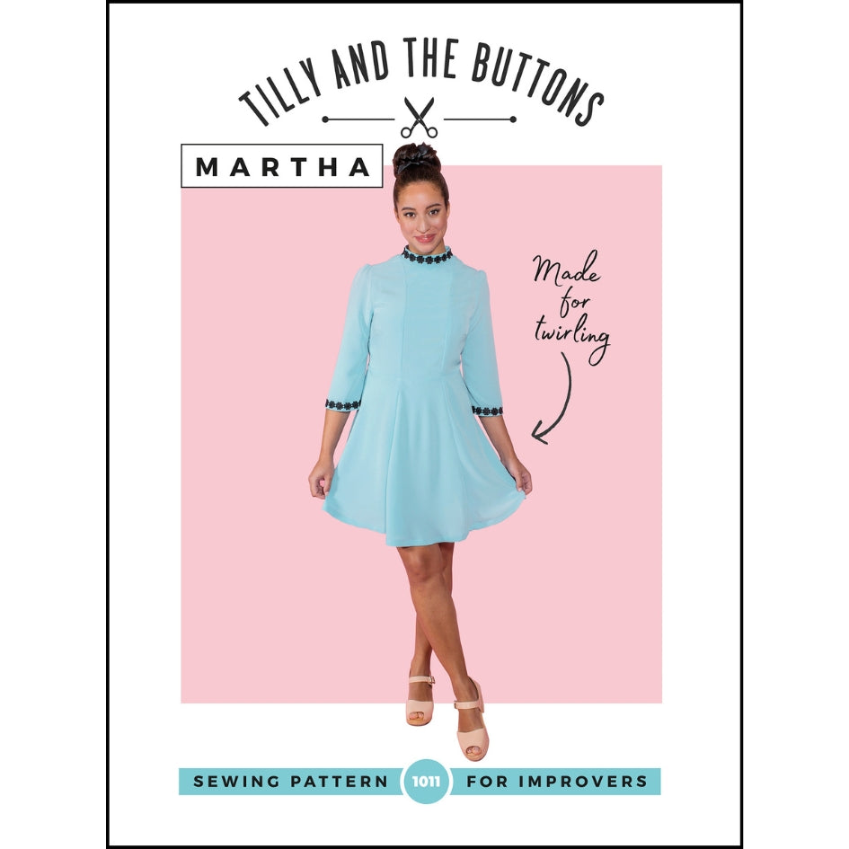 Tilly And The Buttons Martha Dress Pattern Cover