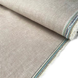 Traditional linen natural stone rami woven dress fabric bolt