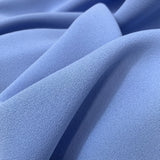 Triple Crepe Cornflower Blue Polyester Dress Fabric Fold 4506837E 0208 493D Be47 232Ac2161A97