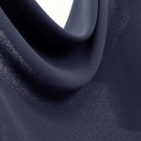 Triple Crepe Dressmaking Fabric Navy Drape