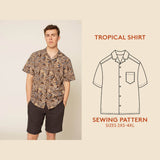 Tropical shirt pattern by wardrobe by me cover