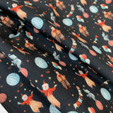 True Craft Circus John Louden Korean Crafting Fabrics Clowns Black Fold