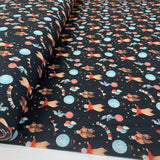 True Craft Circus John Louden Korean Crafting Fabrics Clowns Black Roll