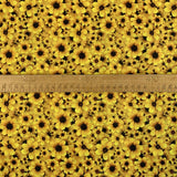 True Craft Sunflower Field Yellow 100%Cotton Scale