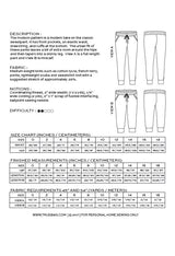 True Bias Hudson Pant Pattern Back Cover