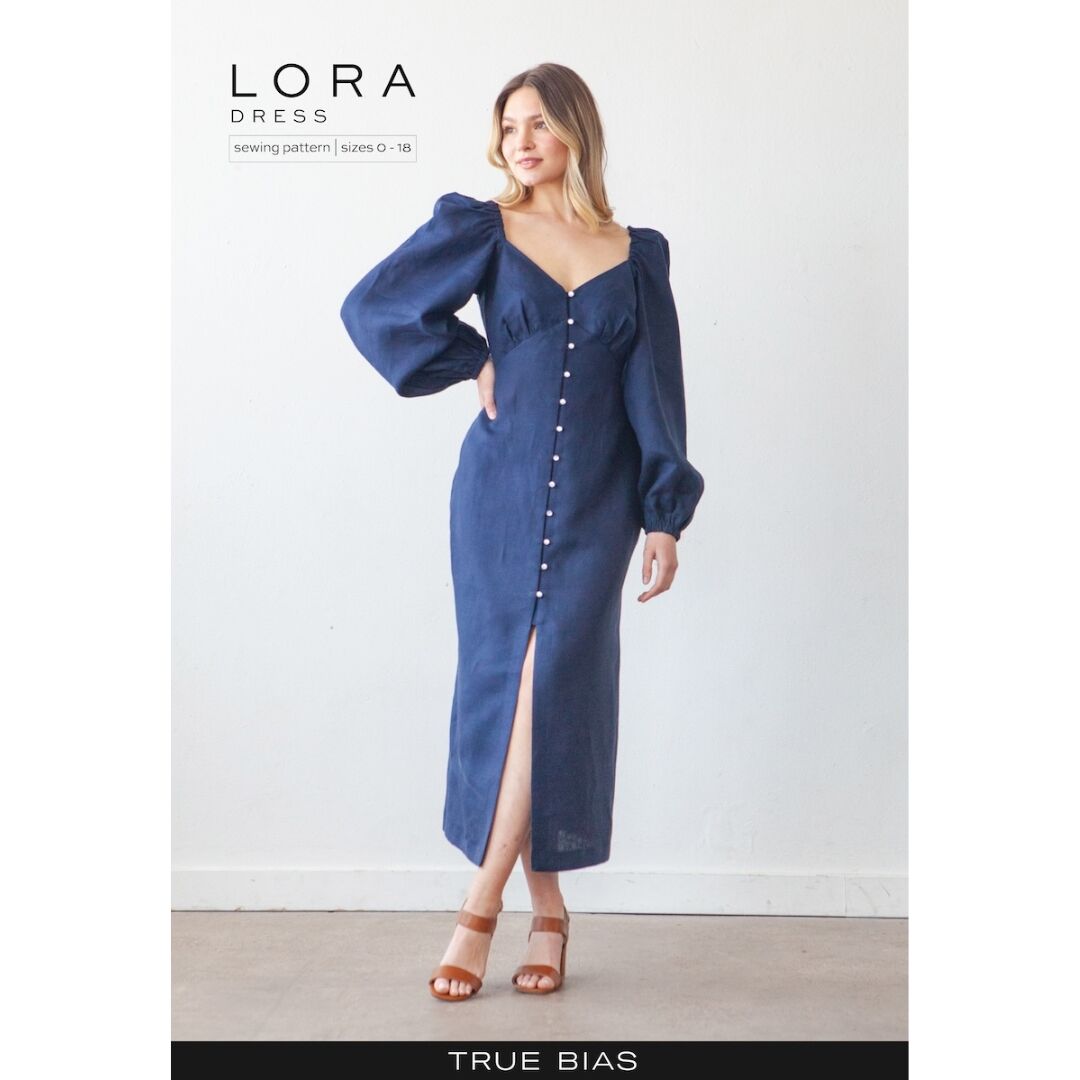 True Bias Lora Dress Sewing Pattern Cover