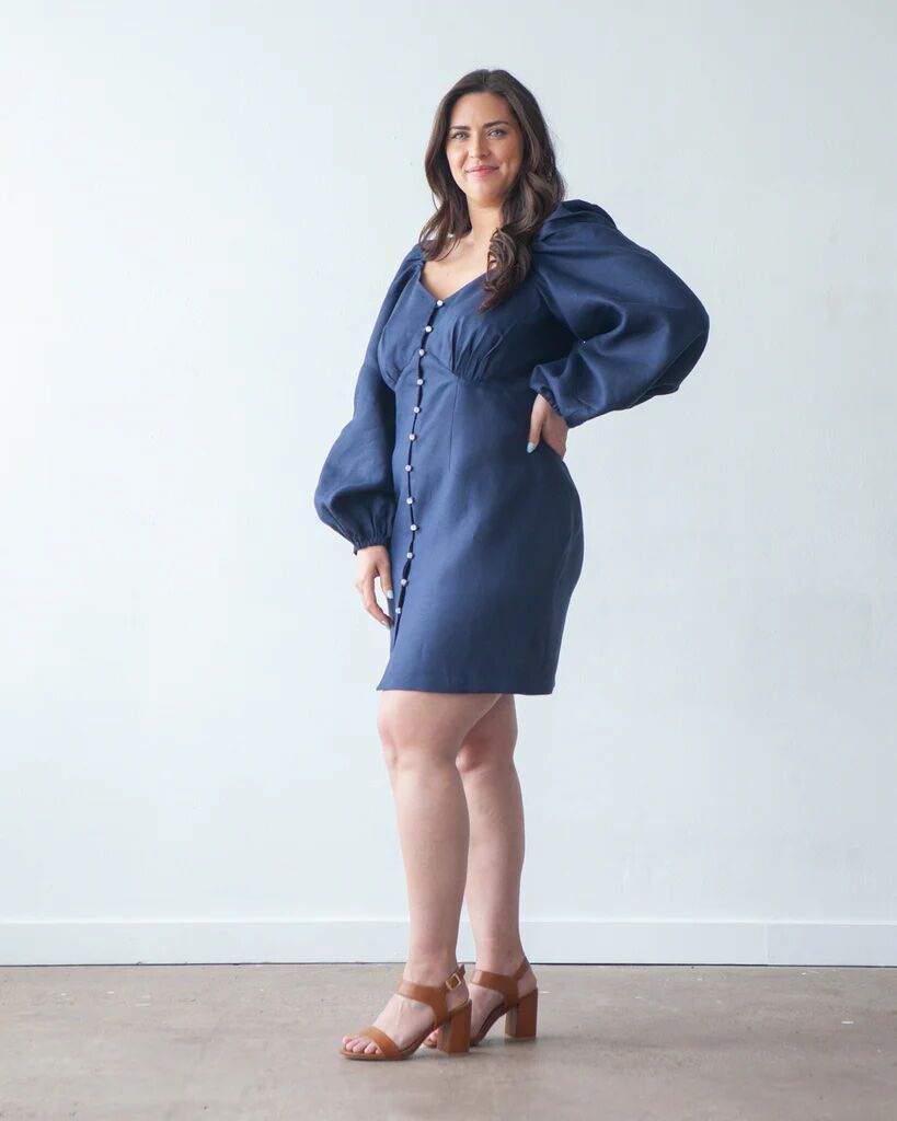 True Bias Lora Dress Sewing Pattern Us 14 32 6