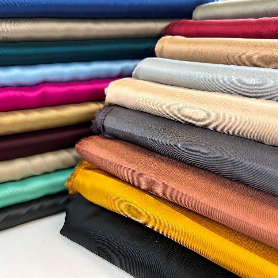 Twill Lining Acetate Viscose Fabric Group Shot 6 S