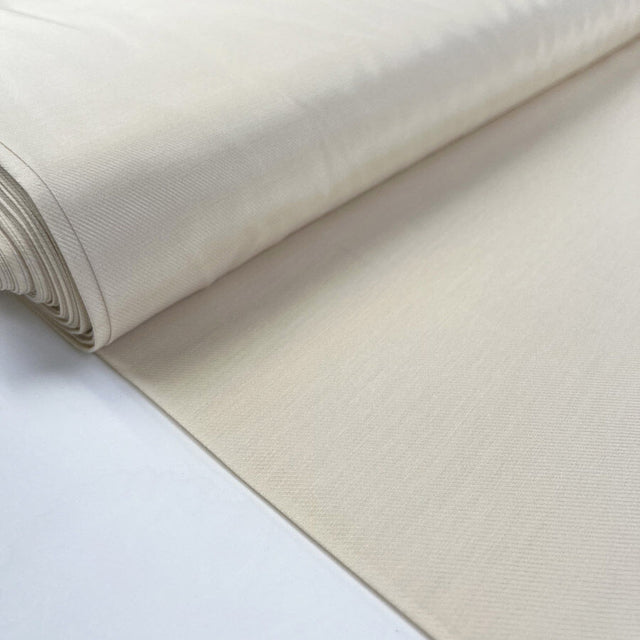 Twill Lining Cream Viscose Cotton Fabric Bolt