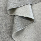 Two Suits Grey Marl Wool Suiting Fabric Fold