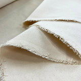 Unbleached Cotton Bull Denim Twill Fabric Natural Bull Durham Fold