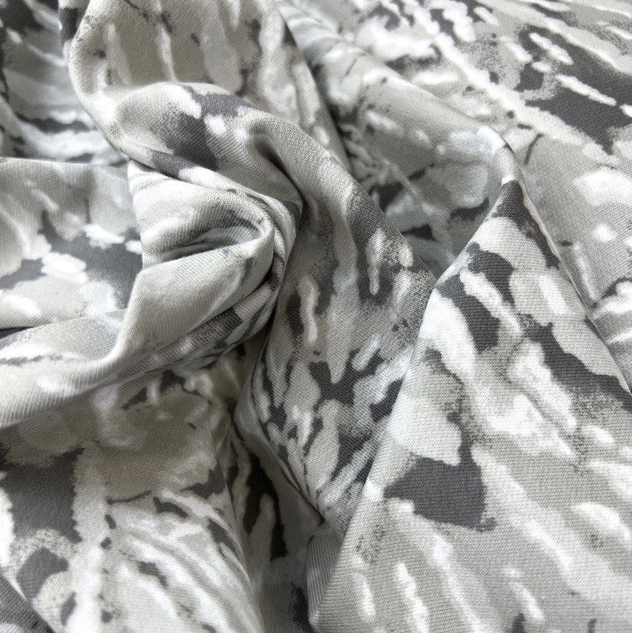 Unbrushed French Terry Sweatshirt Fabric Jasper Grey