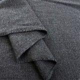 Unstructured British Grey Wool Polyester Suiting Fabric Fold 1
