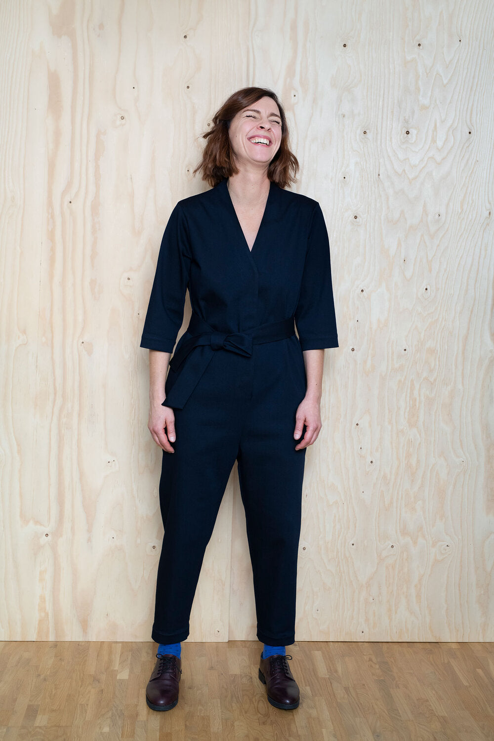 V Neck Jumpsuit Pattern The Assembly Line 1