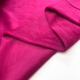 Velour Cotton Poly Fabric Serena Hmagenta Fold