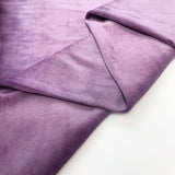 Velour Cotton Poly Fabric Serena Lavender Fold